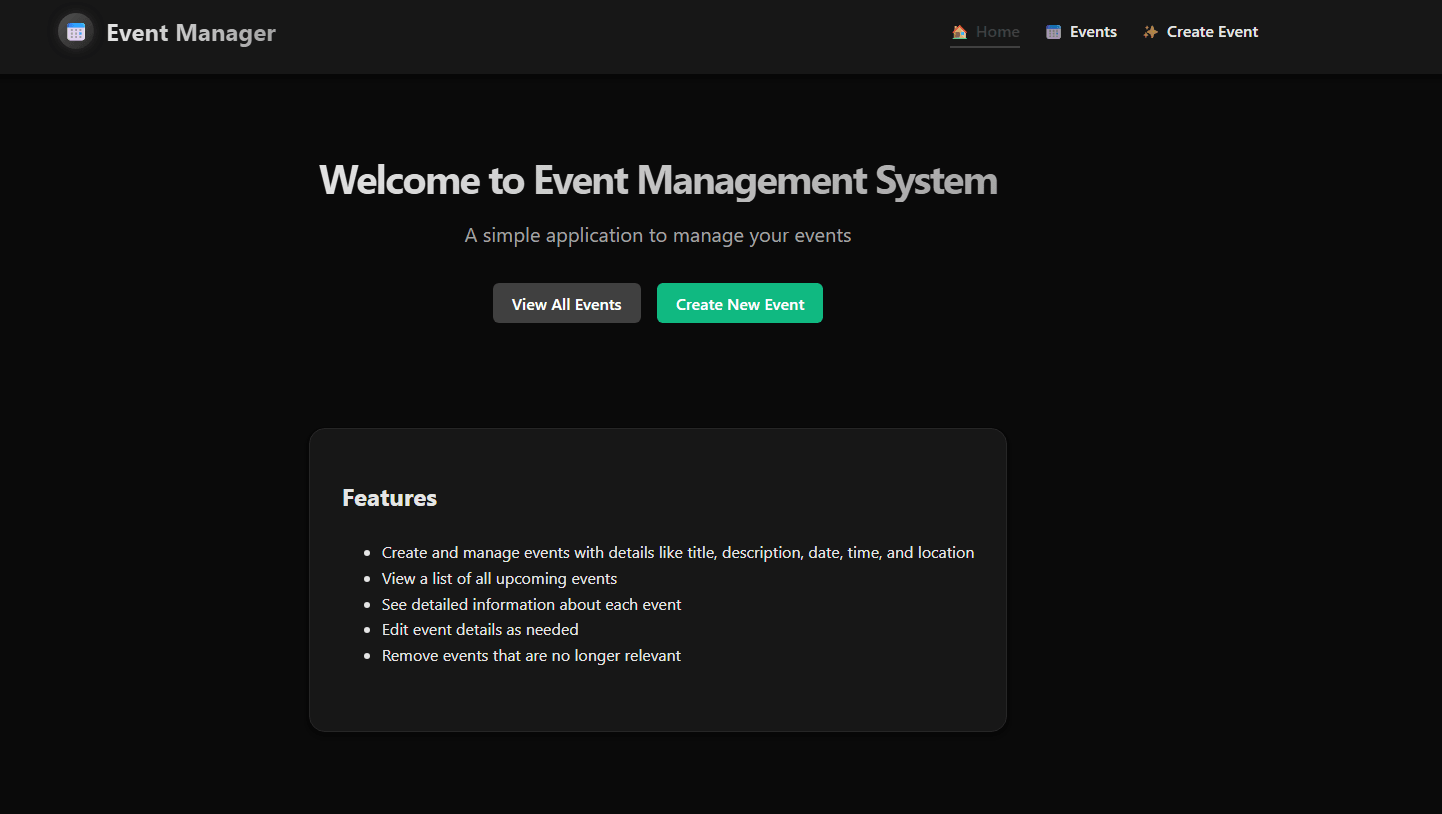Event Management System